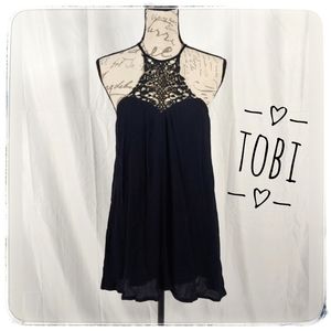 NWT TOBI Black Swim Cover-up size Medium